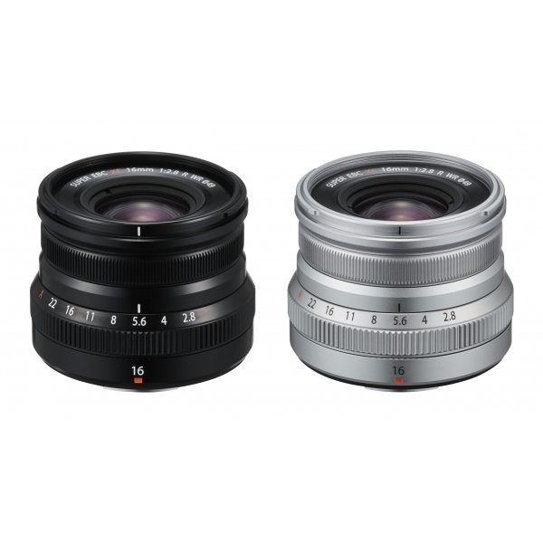 Fujifilm XF groothoek lens 16 mm F2.8 R WR Zilver