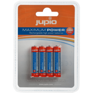 Jupio Rechargeable Batteries AAA 1000 mAh 4 pcs VPE-10