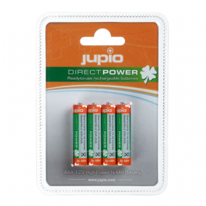 Jupio Rechargeable Batteries AAA 850 mAh 4 pcs DIRECT POWER VPE-10