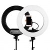 Caruba Continulamp Round Vlogger 12 inch LED set met tas - Zwart