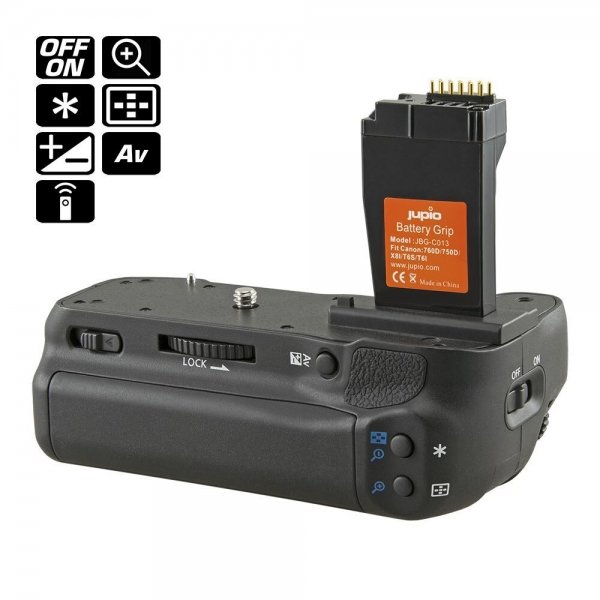 Jupio Batterygrip for Canon EOS 750D/760D/X8i/T6s/T6i (BG-E18)