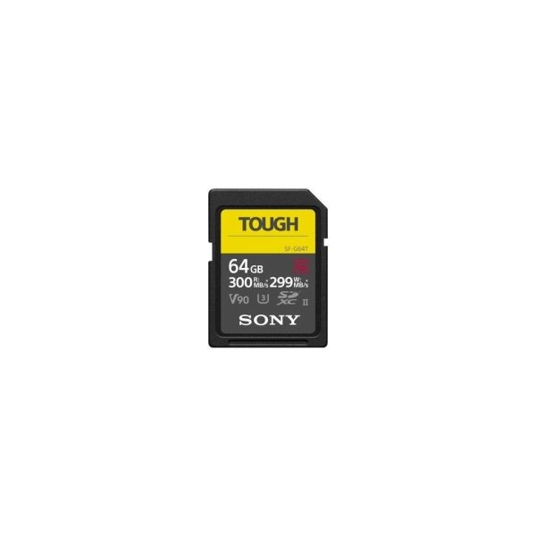 Sony ProSD Tough 18x stronger - 64GB UHS-II R300 W299 - V90