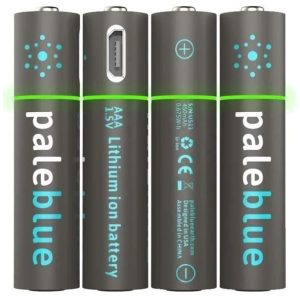 Pale Blue Li-Ion Rechargeabl AAA Battery
