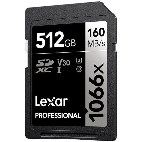 Lexar SDXC Professional UHS-I 1066x 512GB V30