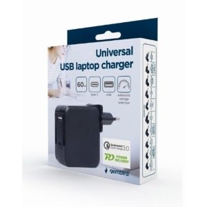 Gembird Universal USB-C Charger PD 60W