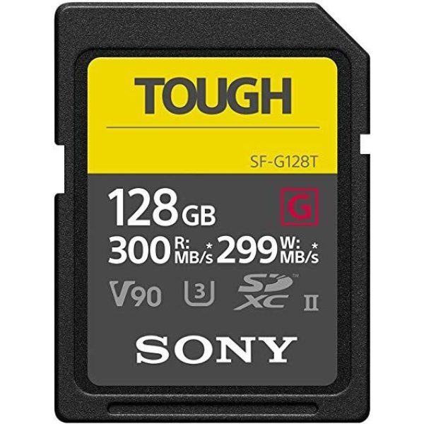 Sony Pro. Tough 18x stronger - 128GB UHS-II R300 W299 - V90