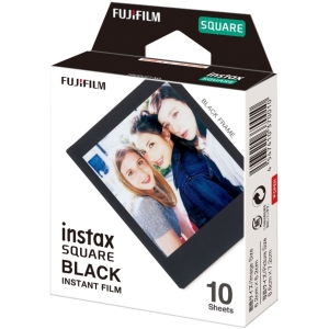 Fujifilm Instax Square Film Kleur10 zwart frame enkelpak