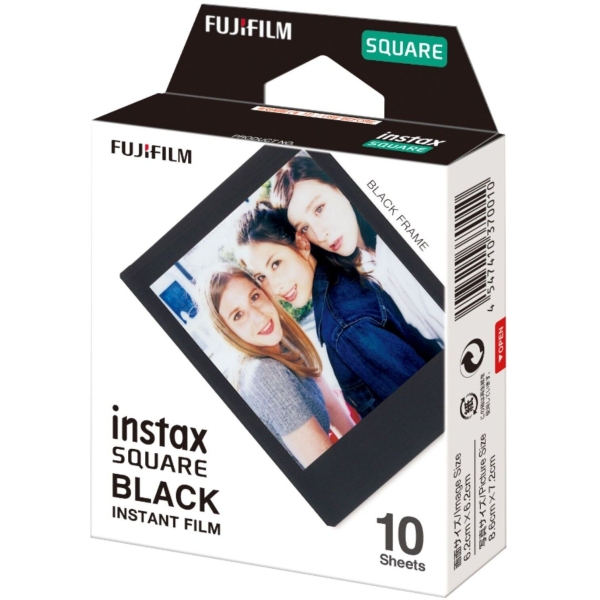 Fuji Instax Square 10 film zwart frame enkelpak