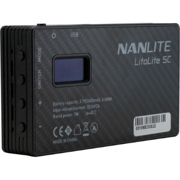 Nanlite Continulamp Led LitoLite 5C (Met batterij)