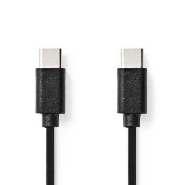 Nedis USB Type-C Male naar Type-C Male 1m Zwart