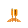 Tethertools TetherBoost Pro USB-C Core Controller Extension Cable- Orange