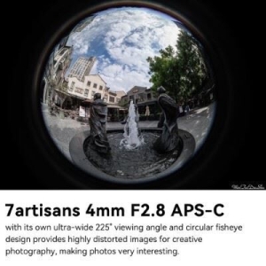 7Artisans 4mm f/2.8 Fujifilm FX vatting