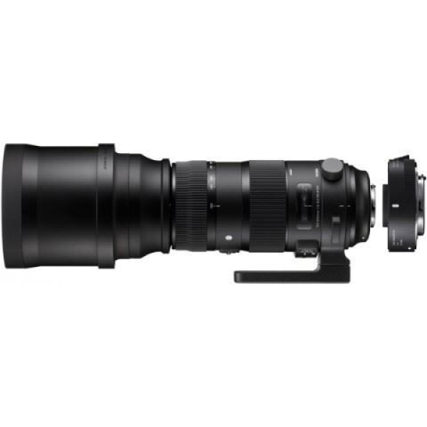 Sigma EF telelens 150 - 600 mm Sports met teleconverter TC-1401 (kit voor Canon)