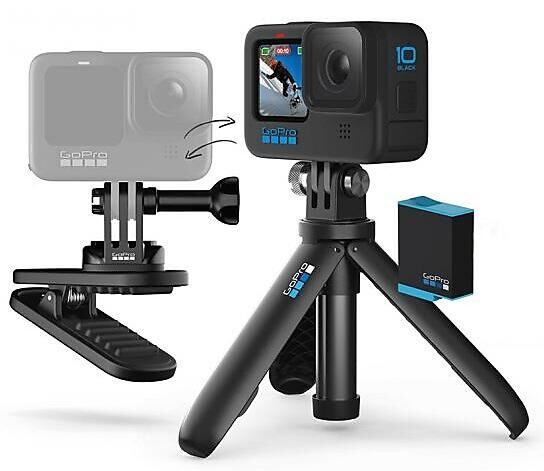 GoPro actioncamera HERO10 zwart accessories Bundle