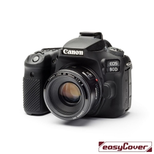 easyCover Bodycover voor Canon 90D zwart