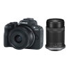 Canon systeemcamera EOS R50 ZWART + RF-S 18-45 IS STM + RF-S 55-210mm F5-71 IS STM-kit