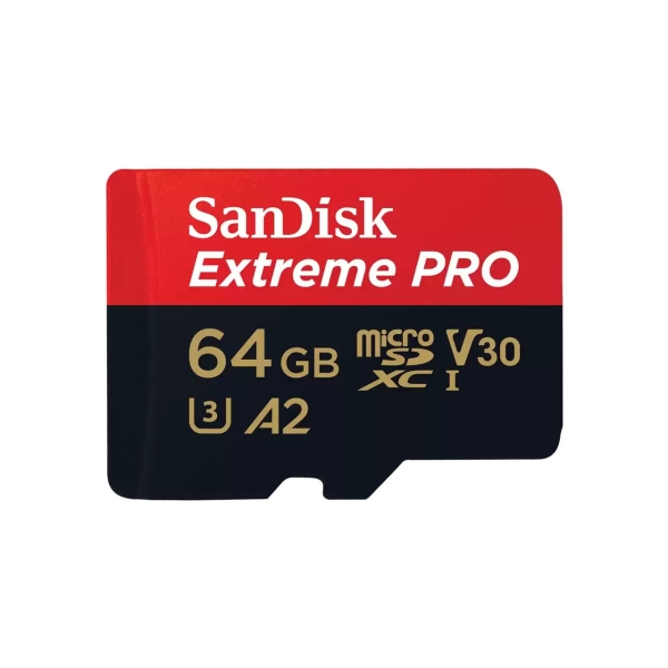 SanDisk Extreme Pro MicroSDXC 64 GB + SD Adapter