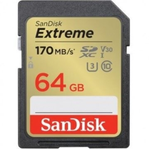 SanDisk SDHC Extreme 64B 170MB/s Klasse 10