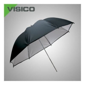Visico Paraplu Zwart / wit 110 cm