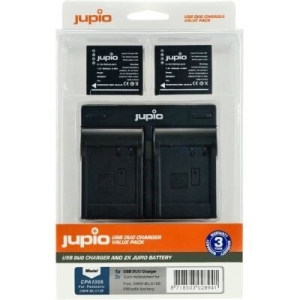 Jupio Accu Value Pack: 2x Battery DMW-BLG10 + USB Dual Charger