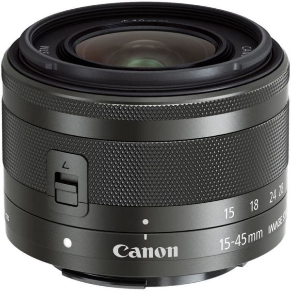 Canon EF-M mount standaardlens 15 - 45 mm f/3.5-6.3 IS STM BK ( Bulk )