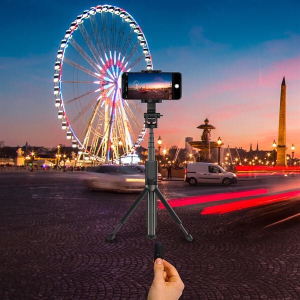 Celly Tafelstatief bluetooth selfie stick met tripod en remote