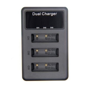 Mcoplus Acculader Triplecharger USB voor Sony NP-BX1