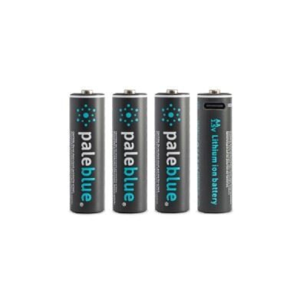 Pale Blue Batterij AA Li-Ion Oplaadbaar USB-C