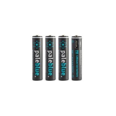 Pale Blue Batterij AAA Li-Ion Oplaadbaar USB-C