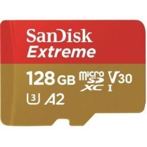SanDisk Geheugenkaart Extreme MicroSDXC 128GB met SD Adapter