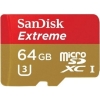 SanDisk Geheugenkaart Extreme MicroSDXC 64GB met SD Adapter