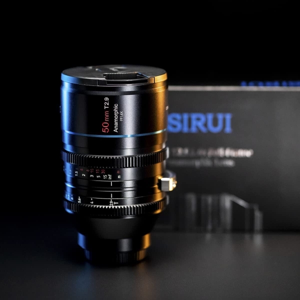 Sirui 50mm T2.9 1.6X FullFrame Anamorphic Lens (RF Mount)
