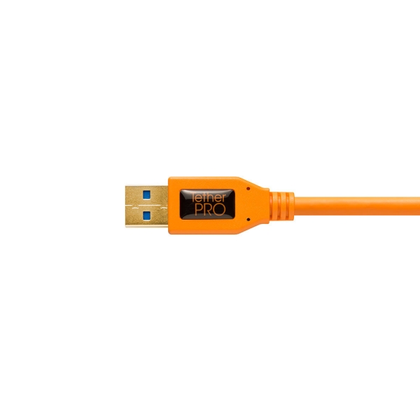 Tether Tools TPro USB 3.0 Micro-B Right Angle 4.6m/15 ORG