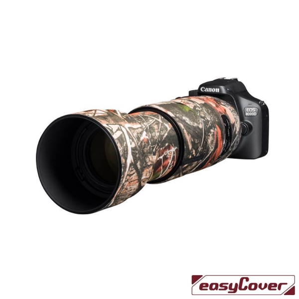 easyCover Lens Oak voor Tamron 100 - 400 mm Bos Camouflage