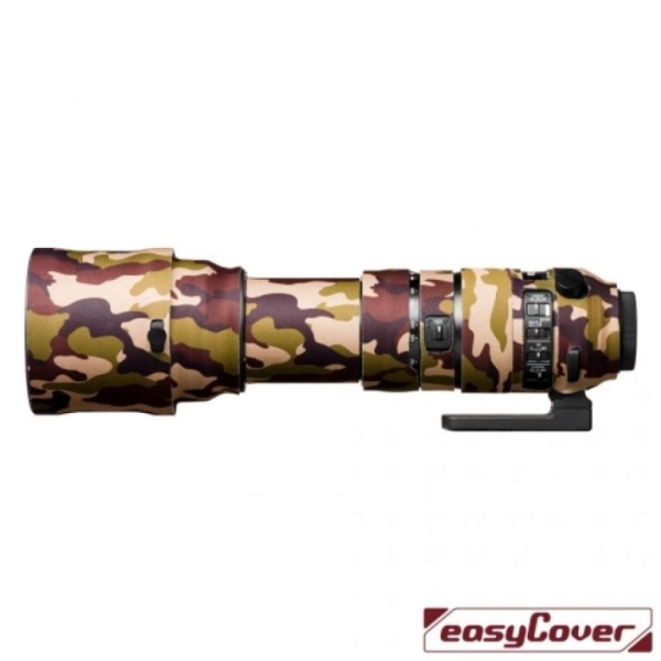 easyCover Lens Oak voor Nikon AF-S 200-500 mm f/5.6E ED VR Bruin Camouflage